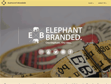 Tablet Screenshot of elephantbranded.com